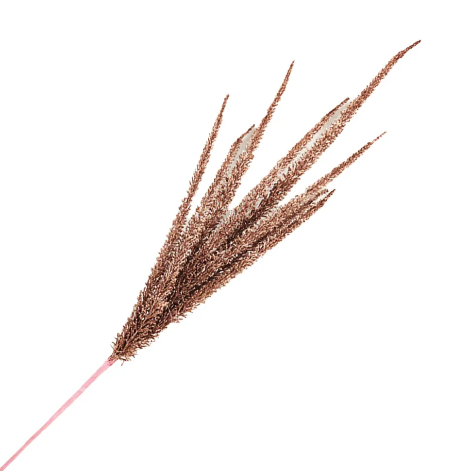 SPRAY FERN LEAVES 29.5″ ROSE GOLD GLITTER