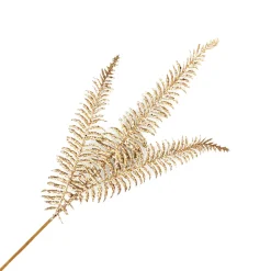 SPRAY FERN LEAVES 29.5″ X 3 CHAMPAGNE GLITTER