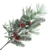 SPRAY FROSTED MIXED PINE 35.5″ GREEN W/ CONES & BERRIES