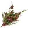 SPRAY FROSTED PINE 19″ RED BERRIES CEDAR & CONES