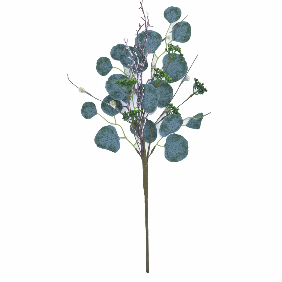 SPRAY GRN LEAVES 24″ EUCALYPTUS W/ TWIGS