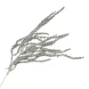 SPRAY HANGING PINE 35.5″ SILVER GLITTER
