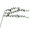 SPRAY HANGING PINE FROSTED 33.5″ W/ PINE CONE
