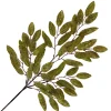 SPRAY LEAVES 27″ GREEN W/ GOLD GLITTER