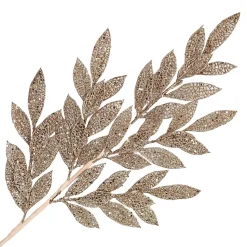SPRAY LEAVES BAY 28″ ROSE GOLD GLITTER