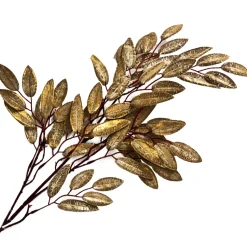 SPRAY LEAVES METALIC 34″ BRONZE /GREEN