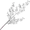 SPRAY LEAVES MINI 26″ SILVER GLITTER