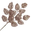 SPRAY LEAVES ROSE 22″ ROSE GOLD GLITTER