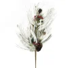 SPRAY PINE FROSTED 31″ FARMHOUSE W/BERRIES & PINE CONE
