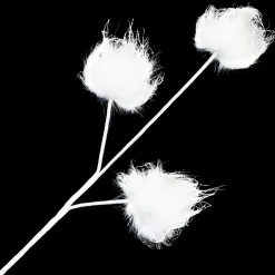 SPRAY SNOWBALL 25″ WHITE FUR W/SNOW