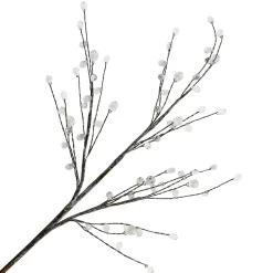 SPRAY TWIG /CRYSTALS 26″ CLEAR BEADS