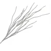 SPRAY TWIGS BEADED 29.5″ SILVER GLITTER | FOAM