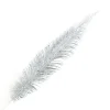 STEM FERN LEAF 22.5″ GLITTER SILVER
