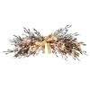 SWAG FROSTED / ICED 32″ W/ 24 LED LIGHTS BROWN /CLEAR