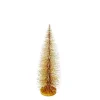 TREE BOTTLE BRUSH CHAMP. GLITTER 19″ W/ SNOW TIP