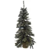 TREE FROSTED ALPINE 3′ 191T W/ PINE CONES