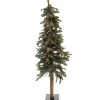 TREE FROSTED ALPINE 4′ 358T W/ PINE CONES