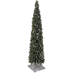 TREE MINI LEAVES FROSTED 16″ W/ METAL BASE