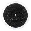TREE SKIRT 48″ BLACK SEQUINS W/ FAUX FUR BORDER