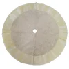 TREE SKIRT 48″ BROWN/IVORY