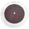 TREE SKIRT 48″ RED/GREEN/WHITE
