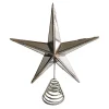 TREE TOP STAR 11″ MIRROR CHAMPAGNE GOLD W/ GLITTER