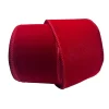 WIRED RIBBON 2.5″x10 YDS. BURGUNDY VELVET