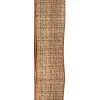 WIRED RIBBON 2.5″x10 YDS. NATURAL/WHITE W/ FAUX BURLAP