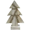 WOODEN TREE WOOD LOOK TABLE TOP 11″ NAT. W/ STITCH PATTERN