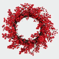 WREATH BERRY 24″ RED MIXED BERRIES