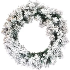WREATH FLOCKED PVC PINE 30″ X 120 TIPS HEAVY FLOCKING
