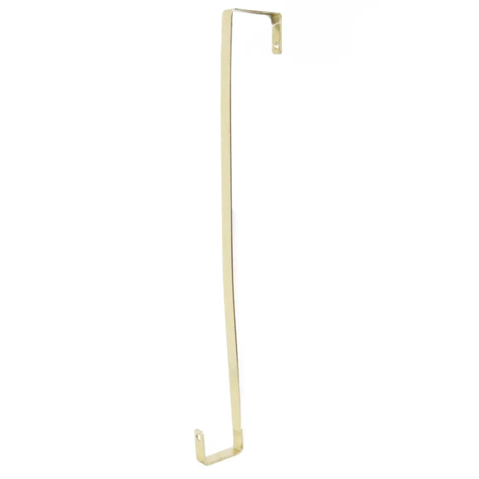 WREATH HANGER 14″ SHINY GOLD