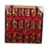XMAS CRACKER DLX 6PC X 12″ REINDEER PRNT W/ PINE CONE & BERRIES